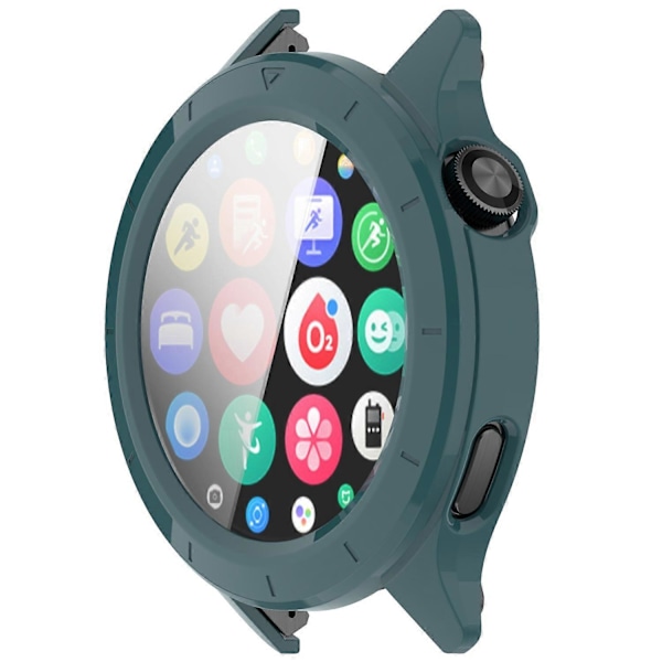 For Xiaomi Watch S4 S4 eSIM Versjon Klokkebeskyttelse PC Ramme Deksel med Herdet Glass Skjermfilm - Grønn Dark Blue