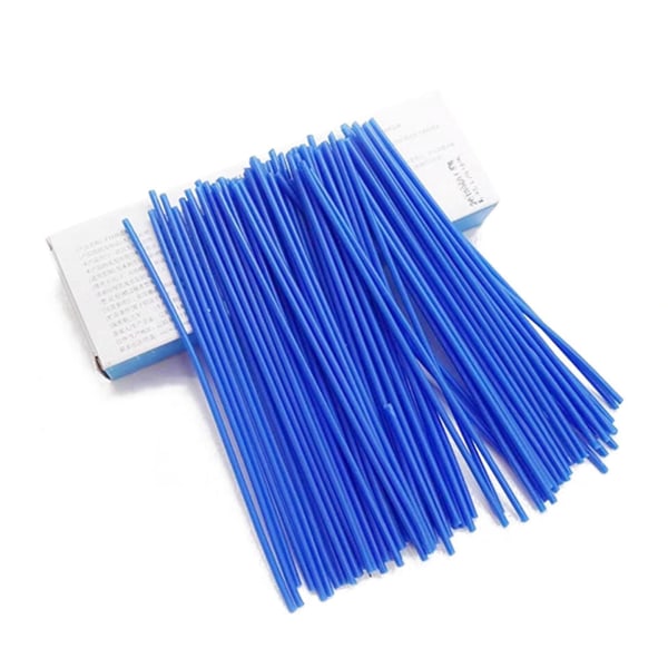 Støpevokstrådsett Tannsmykkeform Voksstøping 2,5 mm blå farge for smykkemønsterfremstilling Håndverksprosjekter