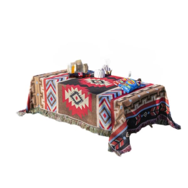 180*180cm Bohemisk - Stil Utomhus Picknick & Bordsduk