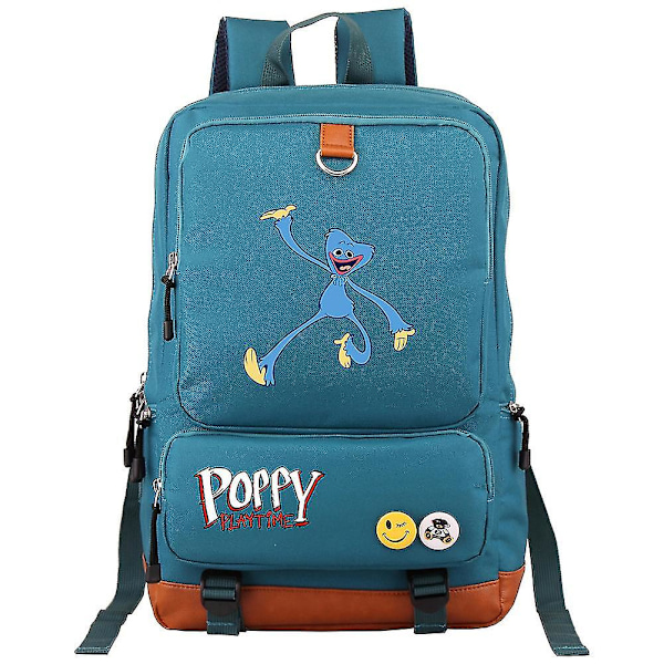 Huggy Wuggy Poppy axelväska reseväska skolväska light blue