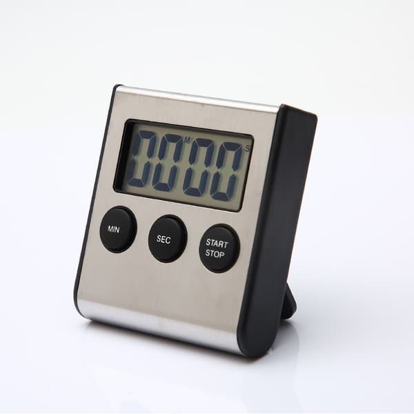 Nedräkningstimer Kök Kylskåpsmagnet Tidspåminnelsetimer (Silver)