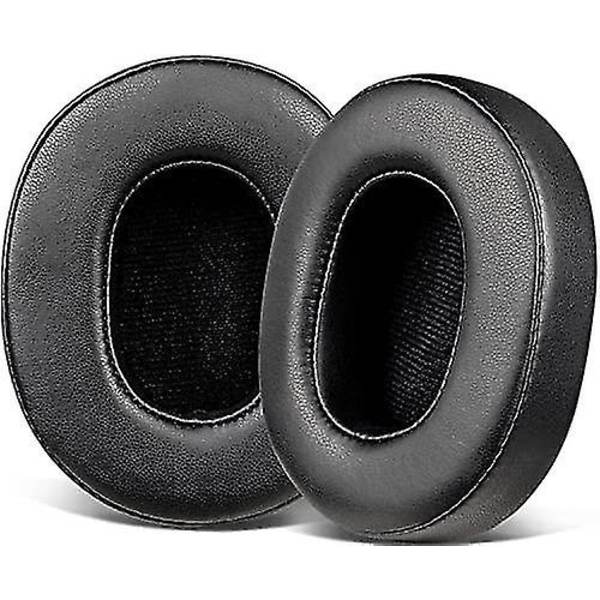 Ersättningshörlurar Öronkuddar För Skullcandy Hesh 3/anc/evo & Crusher Wireless/anc/evo/360 & Venue Anc Över-öra Protein Leather-Black