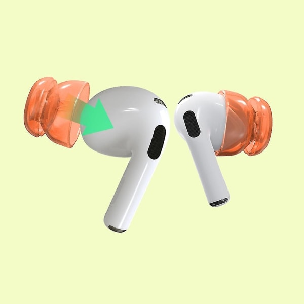 For 1/2/3 trådløst ørepluggdeksel Silikon ørekroker Grep ørepropper med oppbevaringsboks