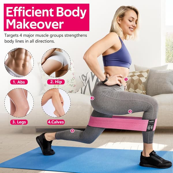 Stof Resistance Bands Sæt til Ben & Balder