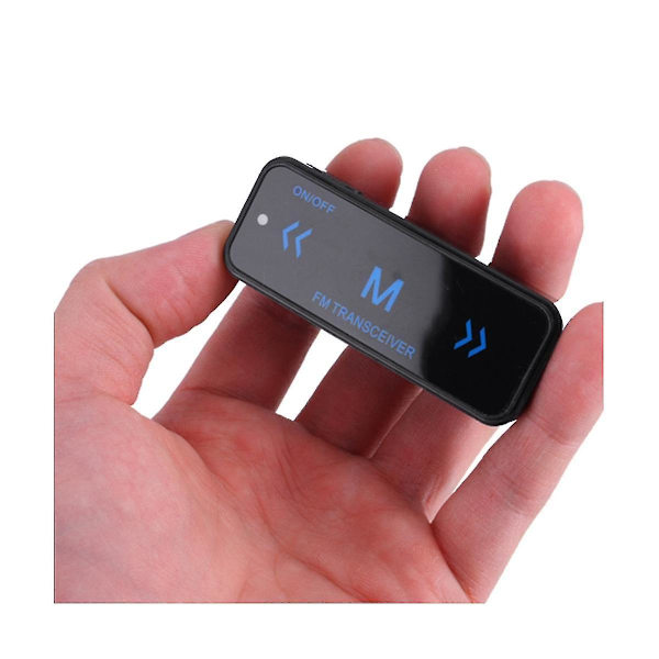 2 st Protable Talkie Walkie Vuxen Tvåvägsradio Leksak Mini Restaurang Talkie Walkie 0,5W UHF 400-480M black