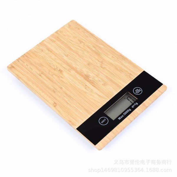 Bambu digitaalinen keittiövaaka LCD-näyttö, taaratoiminto, 11 Lbs/5kg. Kapasiteetti 0.03oz/1g. Tarkka asteikko, ml nesteille - ruokavaaka keittämiseen