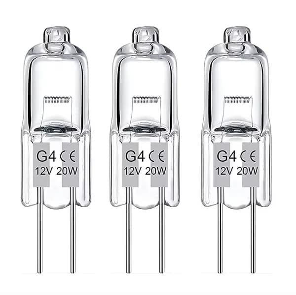 G4 Halogenlampor / Glödlampor - Varmvit - Halogen 20W (50-pack) 20W (50-pack) 20w 50pack