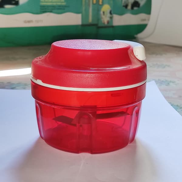 Sommerudsalg Tupperware Chef Turbo-Chef Rød D158 Løg Hakker Speedy Boy Løg Hakker 27357