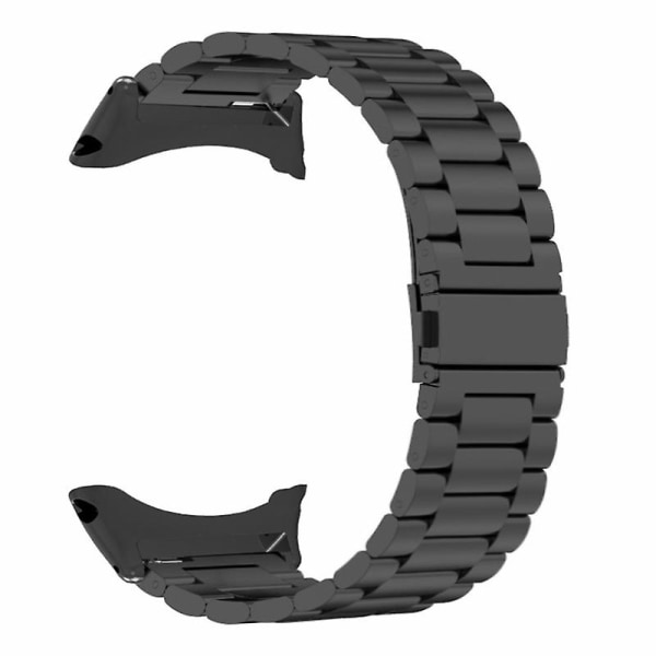 For Suunto Core Watch Band 3-perlet stål Dobbelpresse spenne håndleddsrem