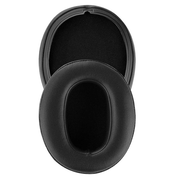 Erstatningsøreputer for WH-XB900N hodetelefoner Øreputer Lær hodesett øreputer reparasjonsdeler (svart) Black