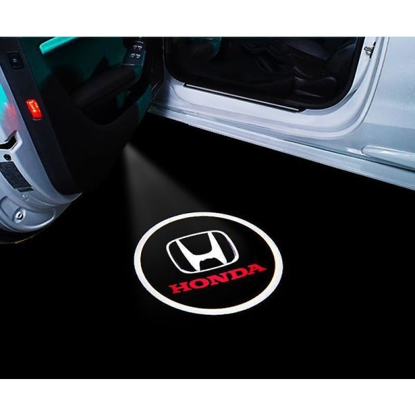 Veeki Lämplig för Honda Welcome Light Accords Platinum Odyssey Cr-z Allison Car Led Door Projection Light (2 förpackningar)