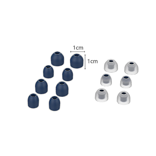 7 Par Ørepropper Bløde Silikon Ørepropper Spidser In-Ear Høretelefon Dæk Tilbehør Til Sony Wf-1000xm4 Wf-1000xm3 Grey