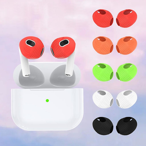 Öronproppar Mjuka Skydd In-Ear Örontoppar Silikon Öronproppar Hylsa För Air Pods 3 Öronpropp