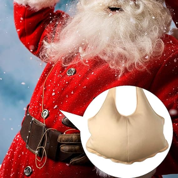 Unisex Tomtedräkt med vadderad mage - Julrollspel