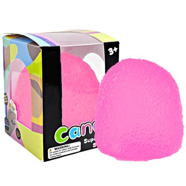 NeeDoh Gumdrop Squishy Fidget Legetøj Slik-Tema Stressbold Pink