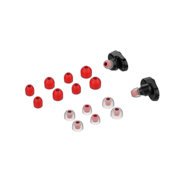 7 Par Öronkuddar Mjuka Silikon Öronproppar In-Ear Hörlursöverdrag Ersättning För Sony Wf-1000xm4 Wf-1000xm3 White