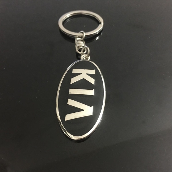 Ny Metal Epoxy Kia Logo Nøglering