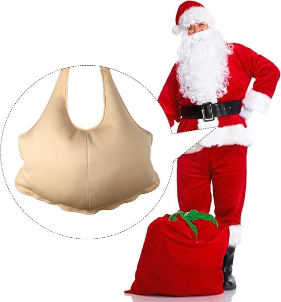 Unisex Tomtedräkt med vadderad mage - Julrollspel