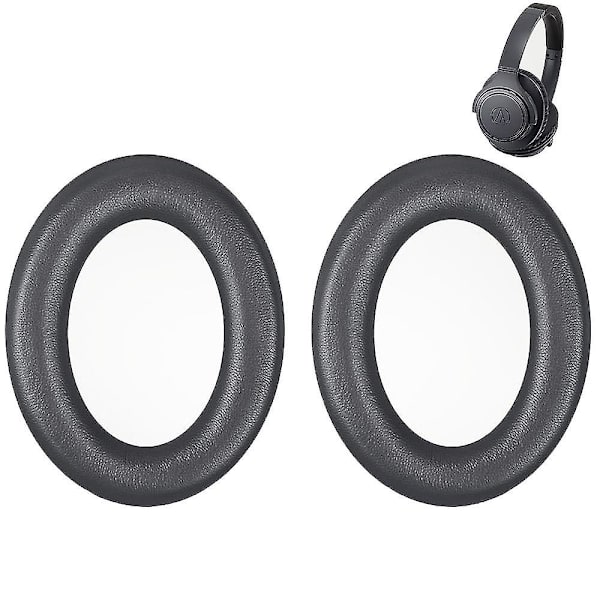 1 Par Ereksemplarøreputer Kompatibel Med Audio-Technica Ath-anc700bt Trådløse Hodetelefoner Dark Gray