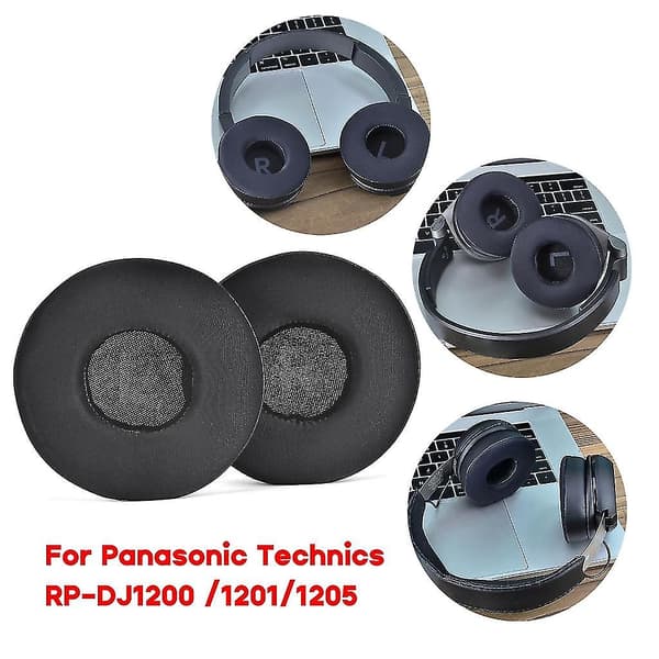 Øreputer Øreputer for Technics Rp-dj1200 Hodetelefon Øreputer Komfortabel Passform