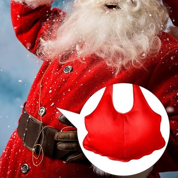 Unisex Tomtedräkt med vadderad mage - Julrollspel