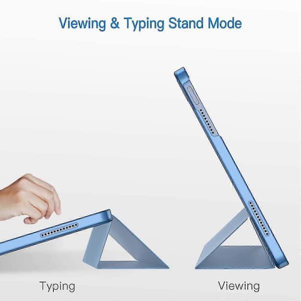 iPad (A16) 11:e/10:e generationen (2025/2022), Slim Stand Hard Shell Fodral (Blå)
