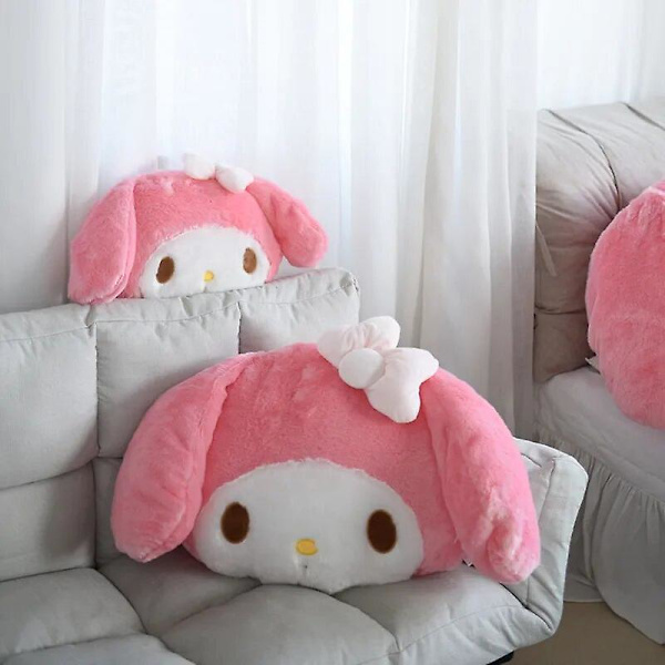 Mjuk My Melody Plyschleksak Stor Storlek Krampludd Bekväm Ryggkudde Söt Japansk Stil Plushies Soffa Dekorativ Kudde Headrest As Picture