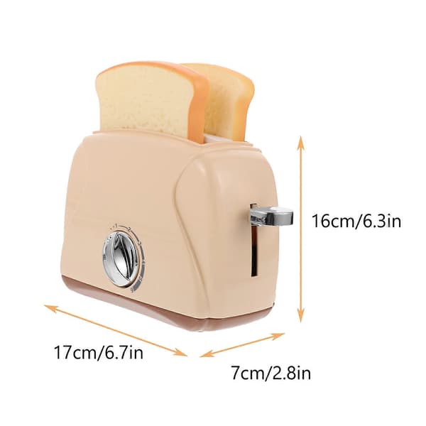 Mini Brödrost Maskin Simulering Leksak för Barn Lek 1st