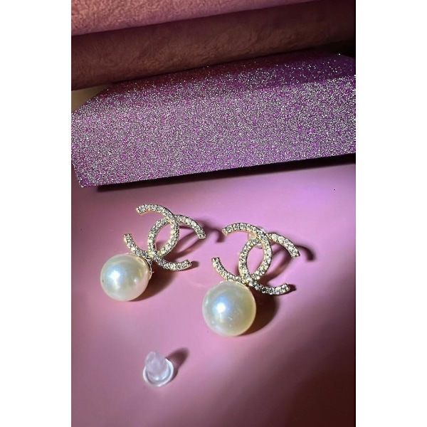 Mode örhängen Smycken Pearl Detaljerad Cc örhängen-Yvan