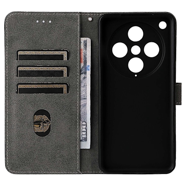 Til Oppo Find X8 Pro 5G Wallet Case RFID-blokering PU Læder Cover Stativ Visning - Brun Brown
