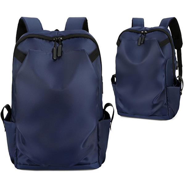 Varkaudenvastainen työreppu 15,6 tuuman kannettavalle tietokoneelle, vedenpitävä kantoreppu USB-latausportilla, musta/vaaleanharmaa/tummansininen Dark Blue