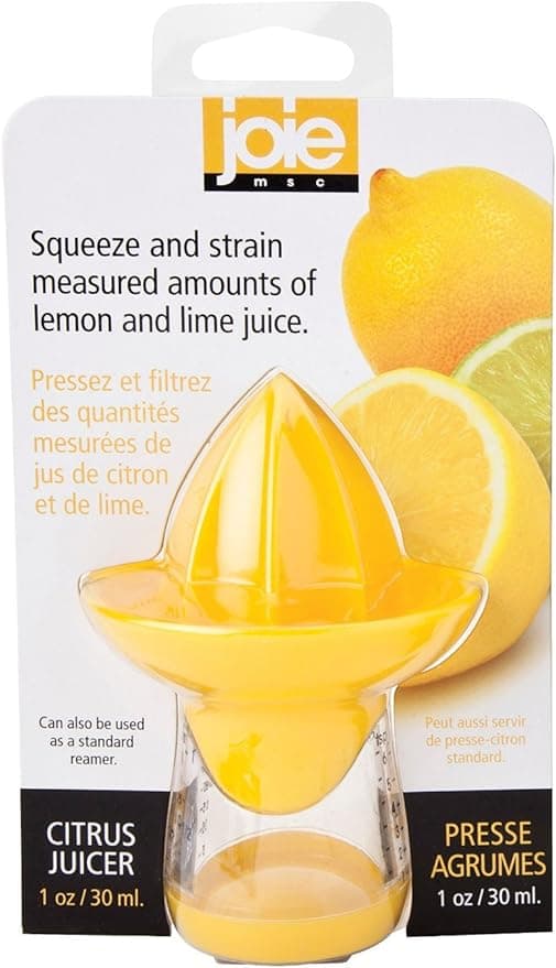 Sitron- og limepresse, gul
