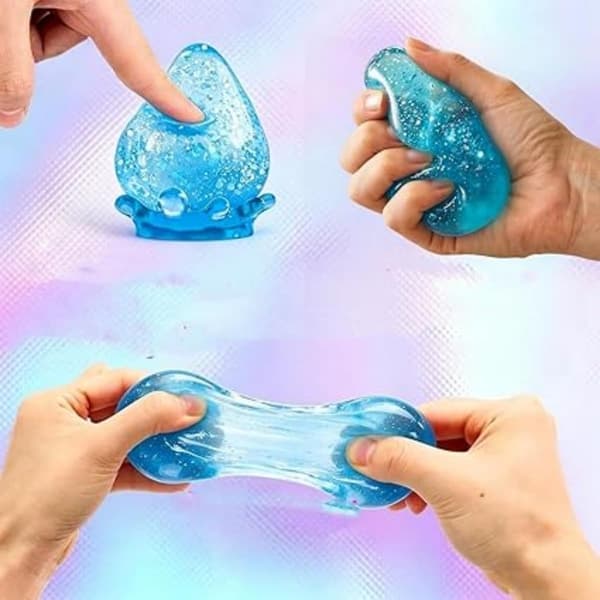 Drømmende Drop Sensorisk Klemme, Drømme Stress Drop Bold, Squishy Stressbolde, Langsomt Stigende Squishies med Super Solid Squish (Pink)