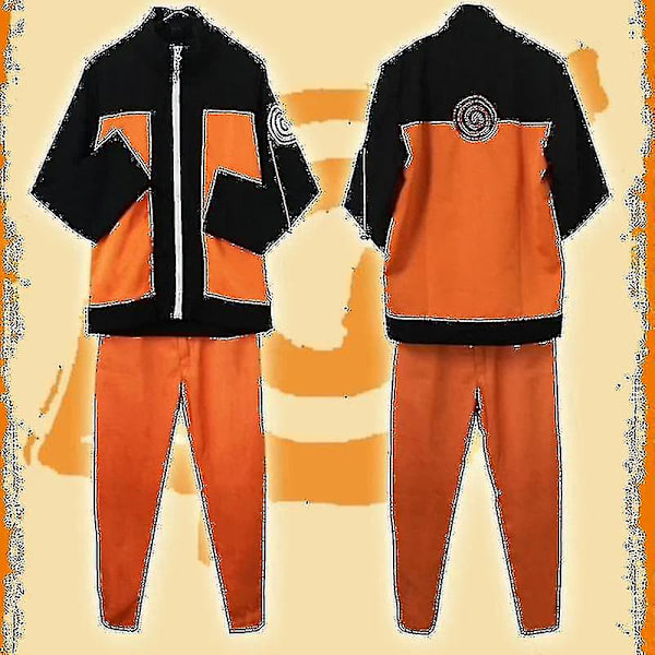 Kakashi Cosplay-asu Uzumaki Vaatteet Shippuden Toinen Yhtenäinen Ja Pääpanta Kunai Aikuisten Halloween-asu Joulu Suit-c One size