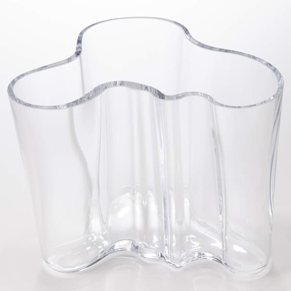 Transparent Vase, 160mm, standard størrelse
