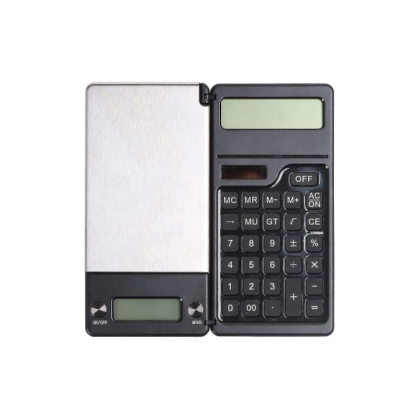 Multifunksjon digital kalkulator 1000g x 0,1g lommevekt og kalkulator for Gold Shop School