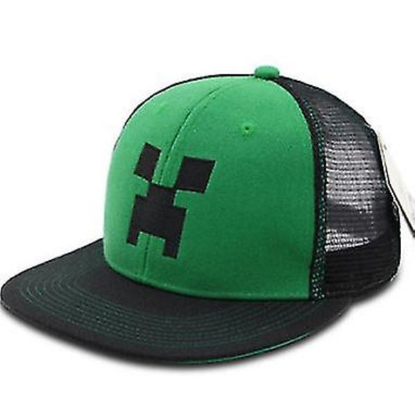 Minecraft Snapback Baseball Cap Mænd Kvinder Bomuld Baseball Cap Åndbar Solhat tyyli 1