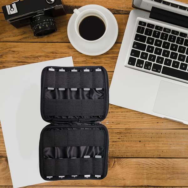 USB Stick Opbevaringstaske til 20 Flash-drev USB Drive Case Organizer Beskyttelsesetui