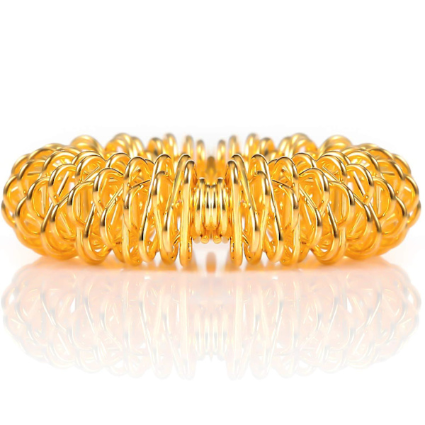12 stycken akupressurring spikiga sensoriska fingerringar massageringar Se