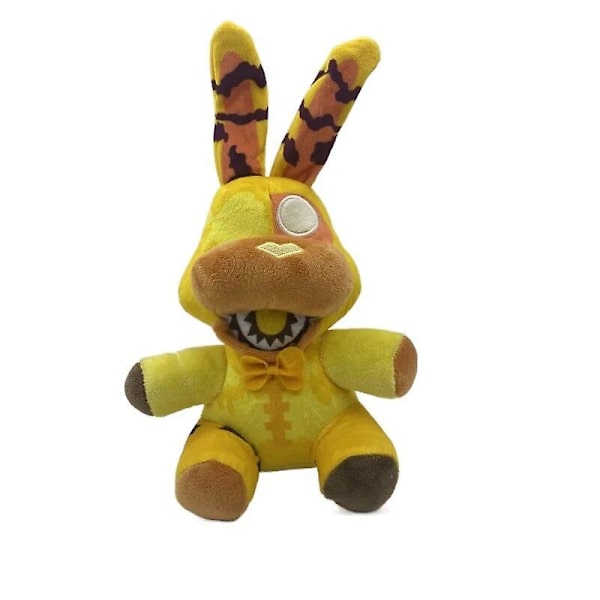 Vissna Lila Kanin Plyschleksaker 7 Tum FNAF Security Breach Bonnie Dock Samlarobjekt Nightmare Freddy Plyschleksaker för Barnfans A24
