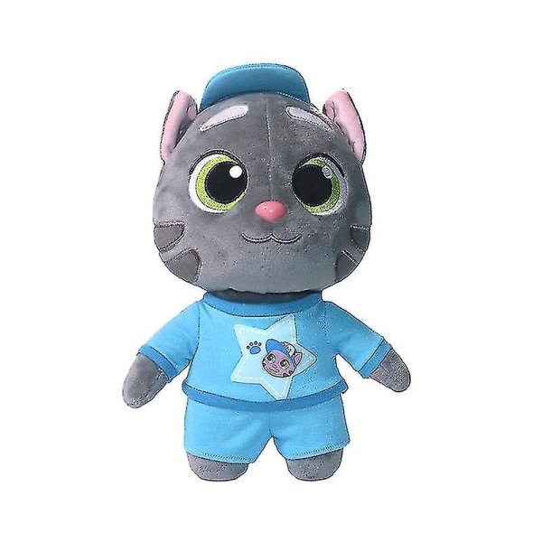 28cm Tyst Version Talking Tom And Friends Med Hatt Plyschleksaker Talking Tom Angela Ginger Dockor Med Utbytbara Kläder Ginger With Hat