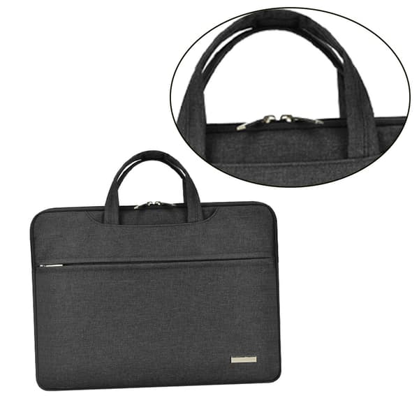 Laptop taske sleeve til 11 tommer nylon laptop notebook farve: sort; antal dele: 1