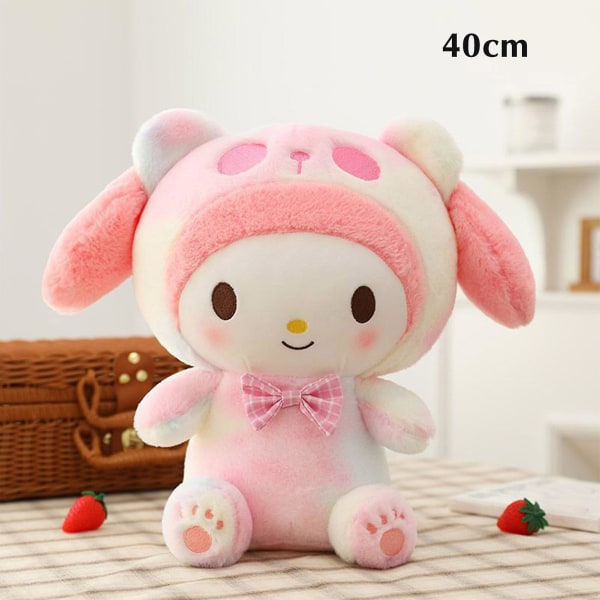 Kawaii Sanrio Plush Toys Stuffed Doll Creative Cute Kuromi Melody Cinnamoroll Stuffed Toy for Kids Birthday Children's Day