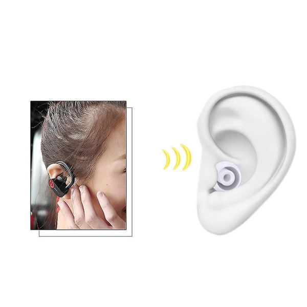4 par silikon hörlurar Byte av hörlurar Soft Cover Cap för Beats Powerbeats Pro White