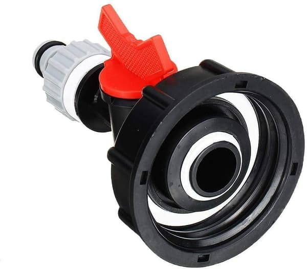 IBC-adapter til havevandstank IBC S60X6 med hane og fitting