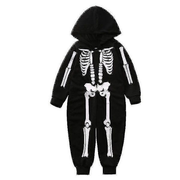 Unisex Luurankoasu Perheen Pyjamahuppari Onesie, Perheen Joulupyjamat Unilegginsit kids L