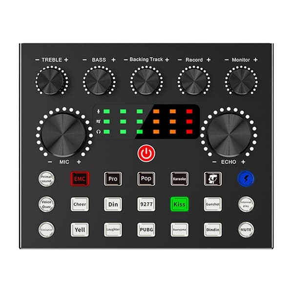 V8s lydkort lydmixer mixerkonsol lydadapter live udsendelsesudstyr lydkort til telefoncomputer