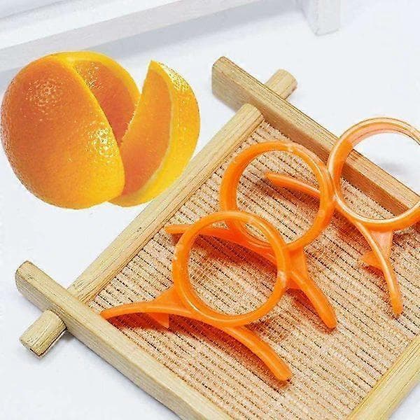 2 stk appelsinskreller - fruktskreller - sitrusfrukter - skrell i flere farger