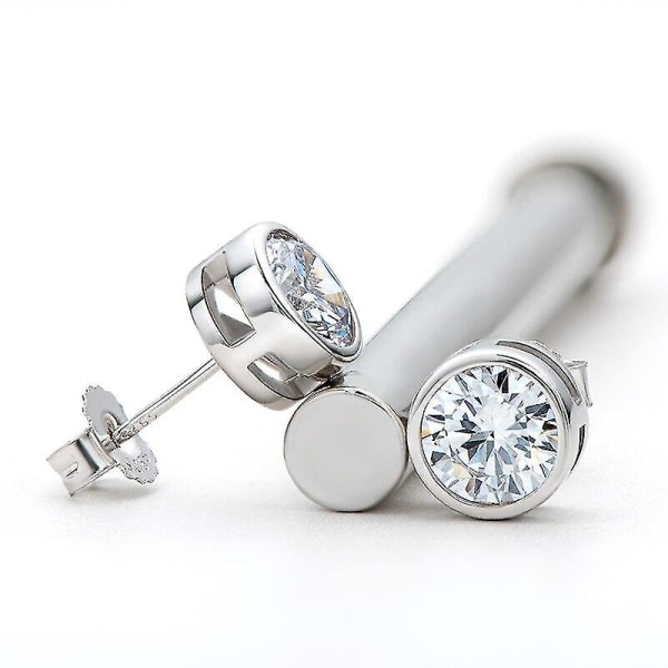 Moissanite Solitiare Jewellery Gift Stud Earrings