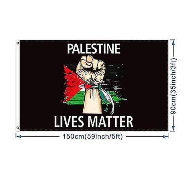 Palestina Flagga, Free Palestine Flag, Free Palestine Fist Flags, I Stand With Palestine Flag 3x5ft Palestine Freedom Fist Flag Style 4